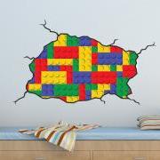 Lego Style Wall Decal - 